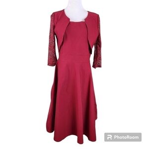 NWT Burgundy Miusol Dress, sz XL